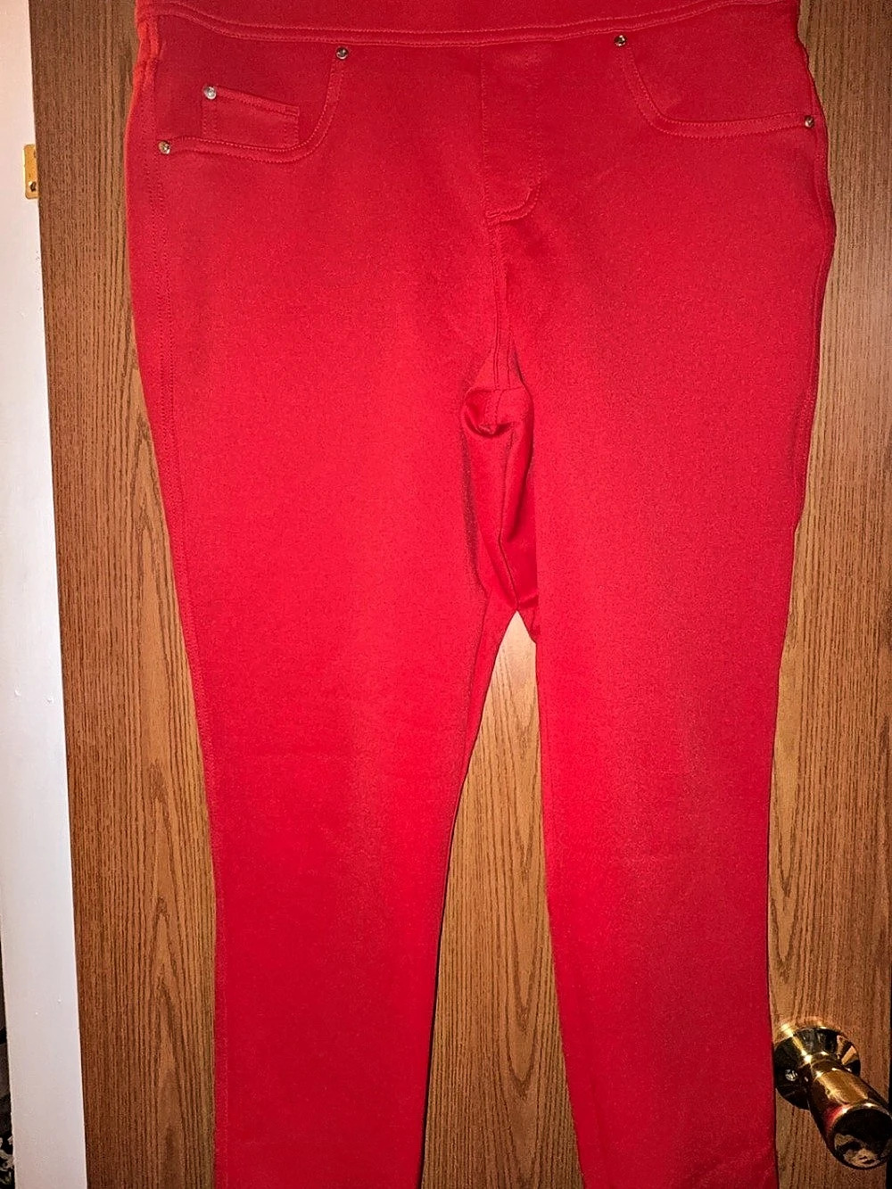 Like an angel Women's Red Skinny Jeans